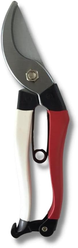 Japanese Steel Hand Pruner, 3/4" Cut, Red/White