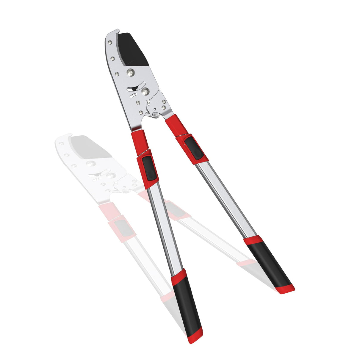 GARTOL 3-Piece Garden Tool Set - Bypass Lopper, Hedge Shears, Pruning Shears with Telescopic Aluminum Handles, Extendable Heavy-Duty Branch Cutters, Garden Clippers for Branches, Shrubs, and Hedges