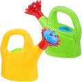TOYANDONA 2pcs Toy Watering Can for Kids - Small Plastic Watering Cans Garden Flower Water Pot for Spring Summer Outdoor Bath Beach Sand Toys (Random Color)