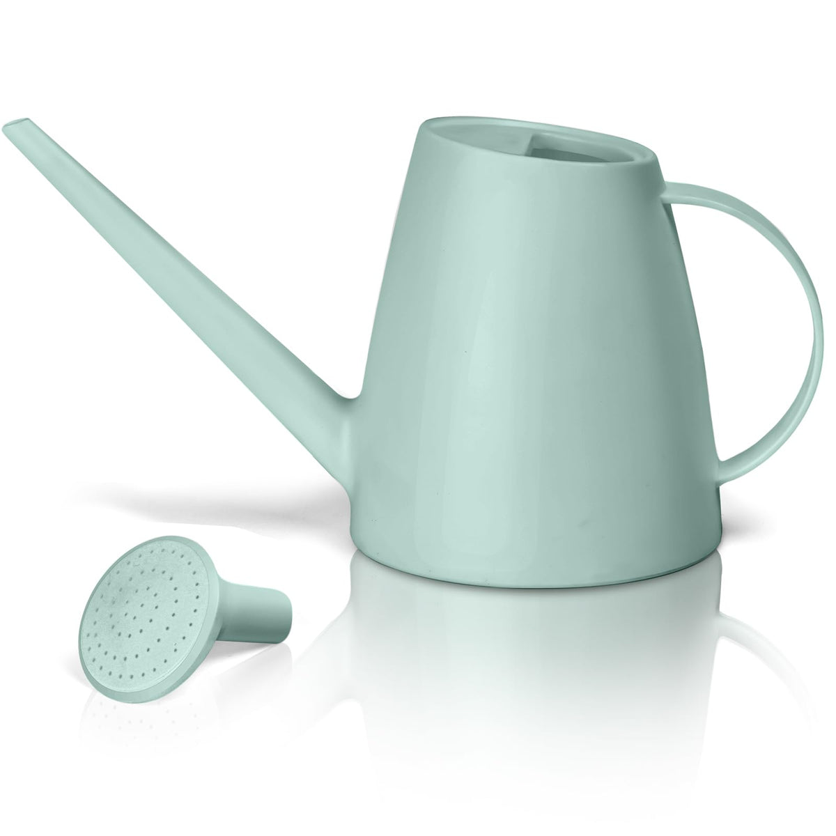 Plastic Watering Can for Home Plant Garden 1/2 Gallon Pink