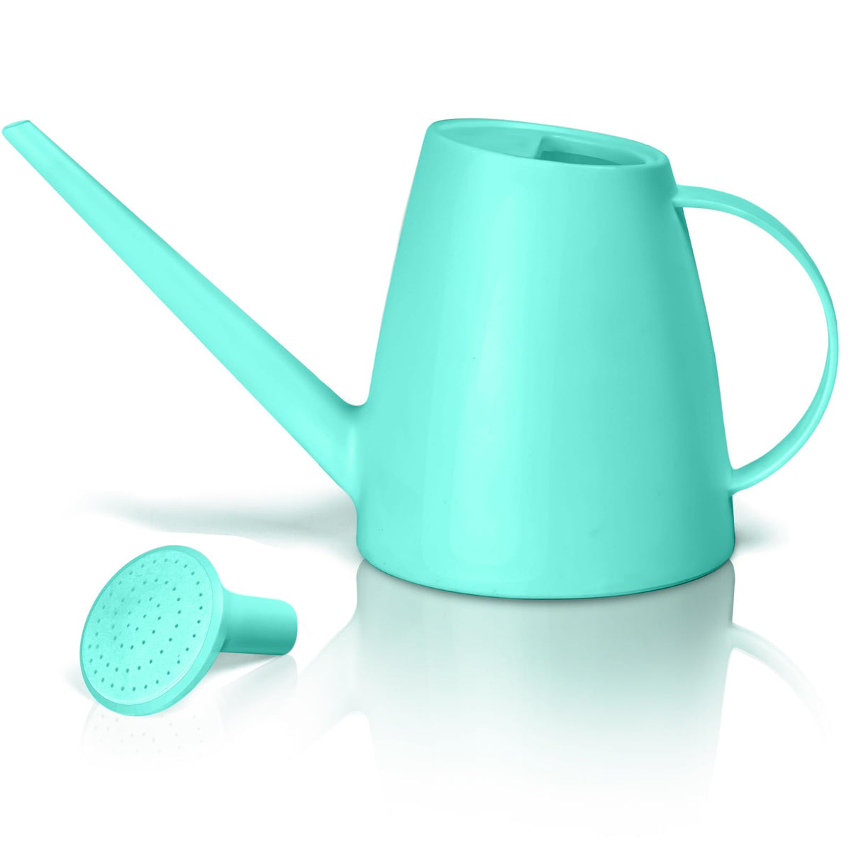 Plastic Watering Can for Home Plant Garden 1/2 Gallon Pink