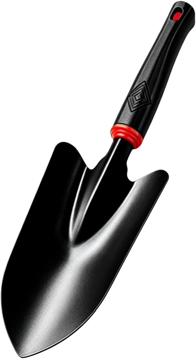 Trowel, Heavy Duty Gardening Hand Tool with Hang Hole,Ergonomic Handle and Comfort Grip,Rust Resistant Quenched Steel,Gardening Tools for Yard,for Digging and Planting