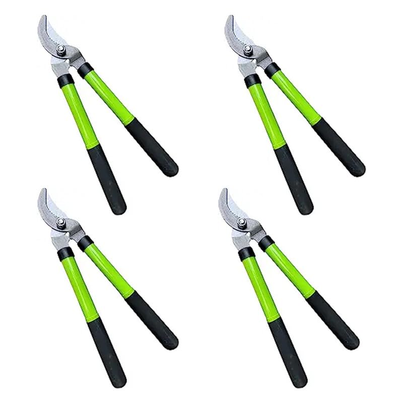GARDEN GURU Bypass Loppers Tree Trimmer Clipper – Compact 15 inch High Carbon Steel Blade Gardening Loppers Pruning Shear - Comfort Grip Handles – Heavy Duty Branch Cutter – Cut Thick Branches w Ease