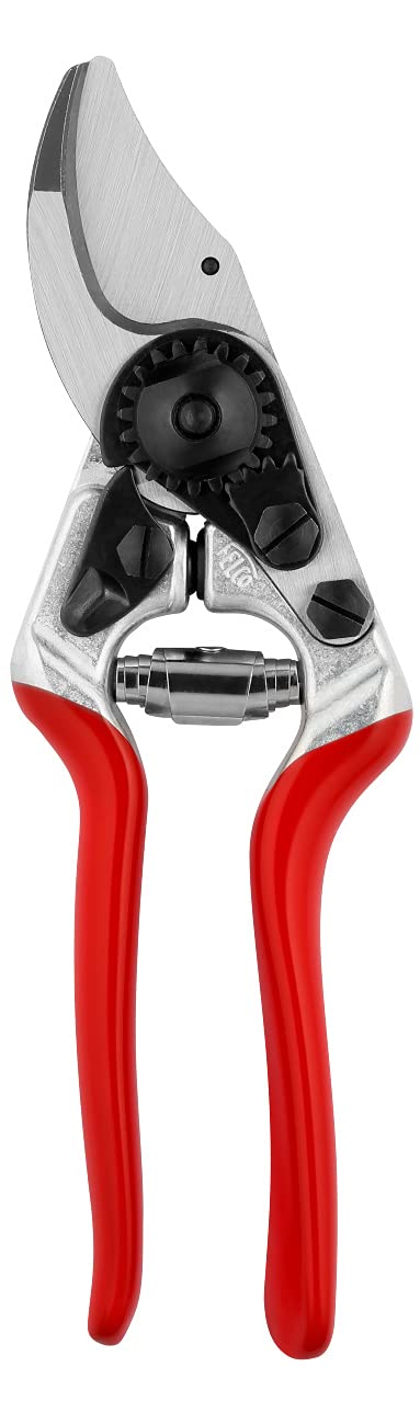 Felco F5 Pruning Shears – 8.9" All Steel Large Swiss-Made Garden Clippers| Hand Pruners for Garden & Landscape | Garden Tool Cutter with Precision Bypass Blade, Forged Aluminum Body, Replaceable Parts