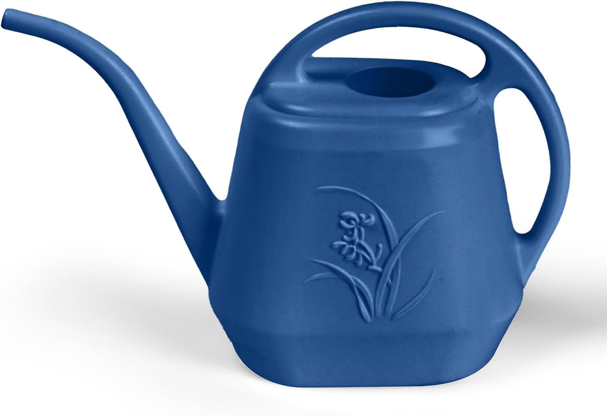 Plastic Watering Can -1/2 Gallon - Blue