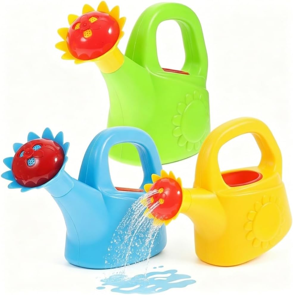 STOBOK 3 Pack Kids Watering Can, Chicken Watering Cans (Random Color)