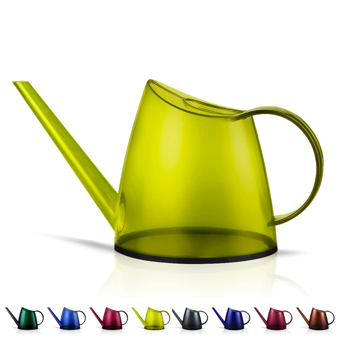 WhaleLife Small Indoor Plant Watering Can - 1.4L Dark Green Long Spout
