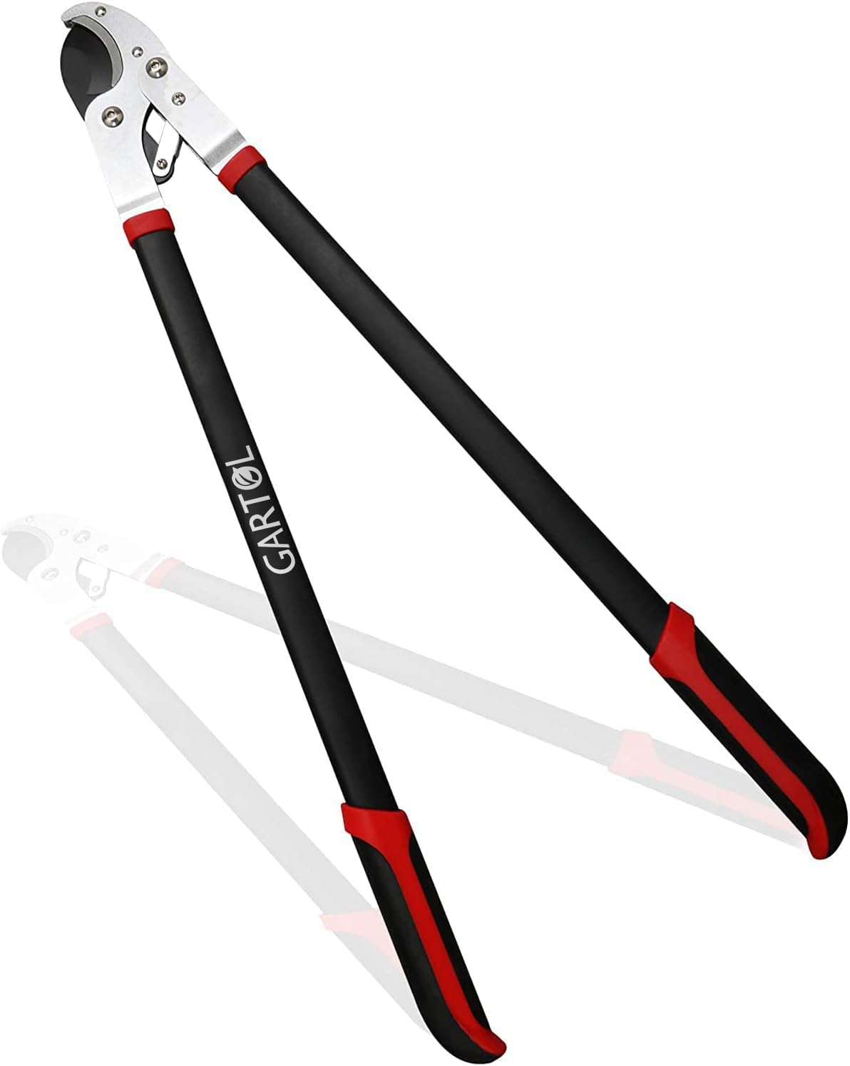 GARTOL 3-Piece Garden Tool Set - Bypass Lopper, Hedge Shears, Pruning Shears with Telescopic Aluminum Handles, Extendable Heavy-Duty Branch Cutters, Garden Clippers for Branches, Shrubs, and Hedges