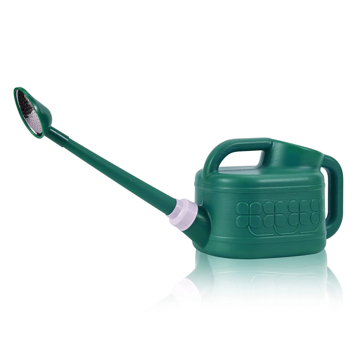 Plastic Watering Can for Indoor & Outdoor Plants 1 Gallon/4-Liter, Ebristar Watering Pot for Garden Flower with Long Spout and Removable 360 Degree Rotation Sprinkler Head, Green
