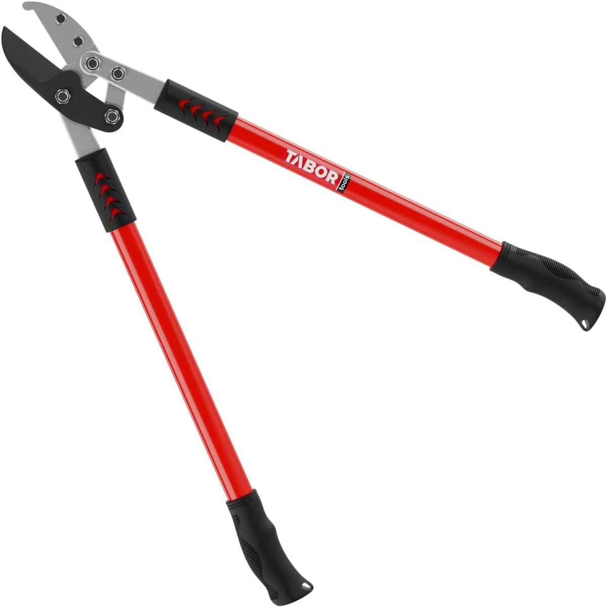 TABOR TOOLS GG12A Anvil Lopper with Compound Action, 30 Inch Tree Trimmer & Branch Cutter, Heavy Duty Tree Pruner with 2 Inch Cut Capacity, Chops Thick Dry Branches with Ease