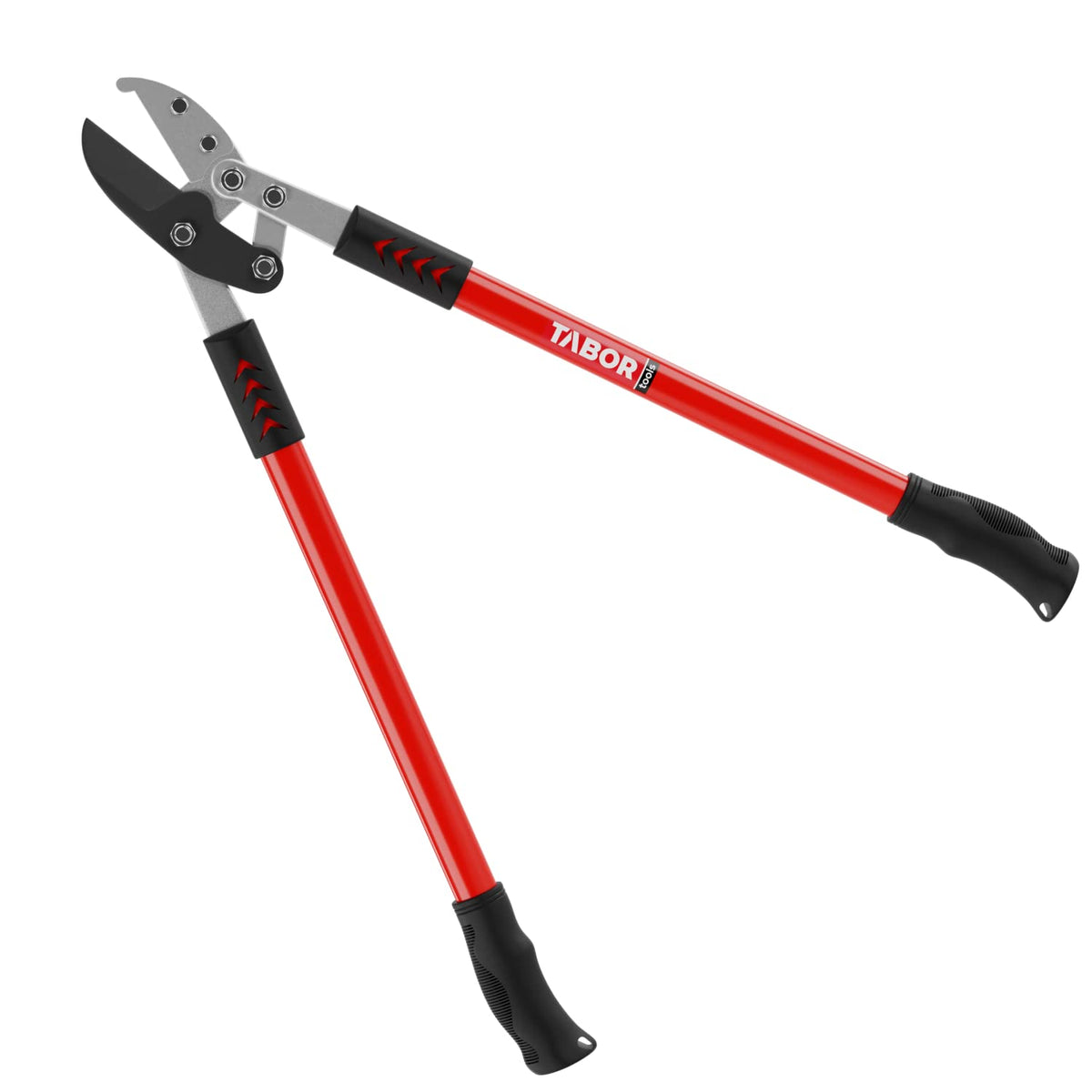 TABOR TOOLS GG12A Anvil Lopper with Compound Action, 30 Inch Tree Trimmer & Branch Cutter, Heavy Duty Tree Pruner with 2 Inch Cut Capacity, Chops Thick Dry Branches with Ease