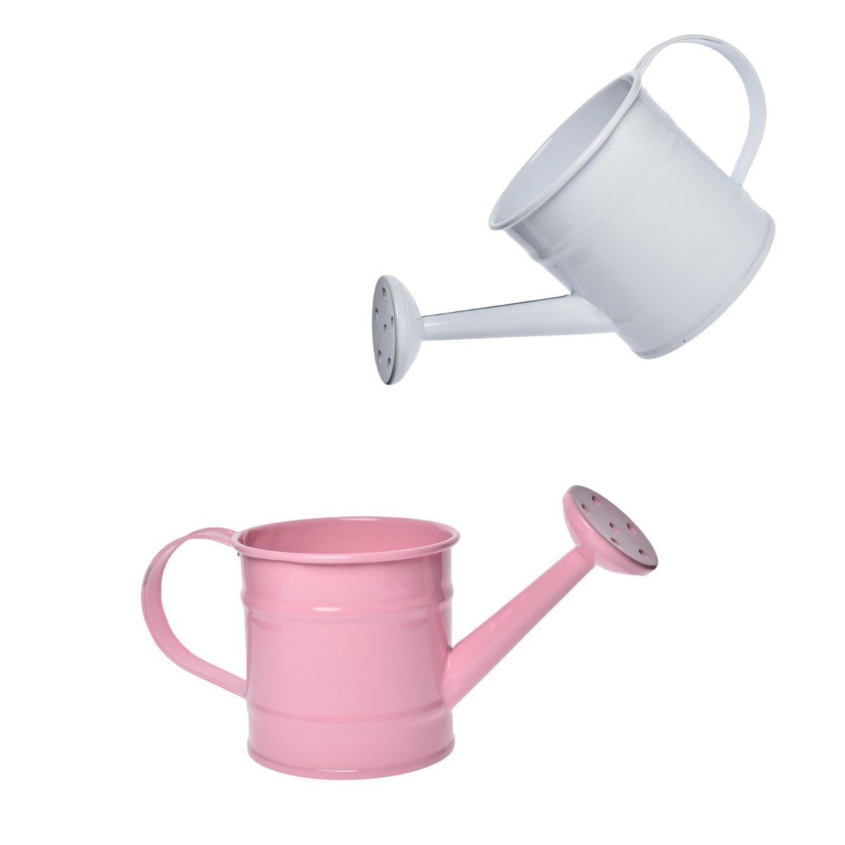 Decorative Mini Tin Watering Can - 0.05Gal Cute Metal Jug for Hand Crafts,Garden-Theme Parties,Plant Pots, Home Decor,Housewarmings, Fun Birthday Gift for Girls and Boys (B/G, S)