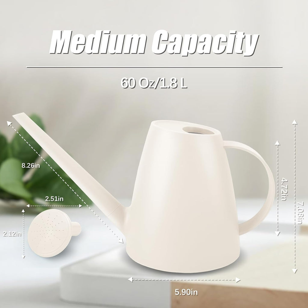 1.8L Watering Can, Watering Can Indoor Plants, Long Spout Small Water Can
