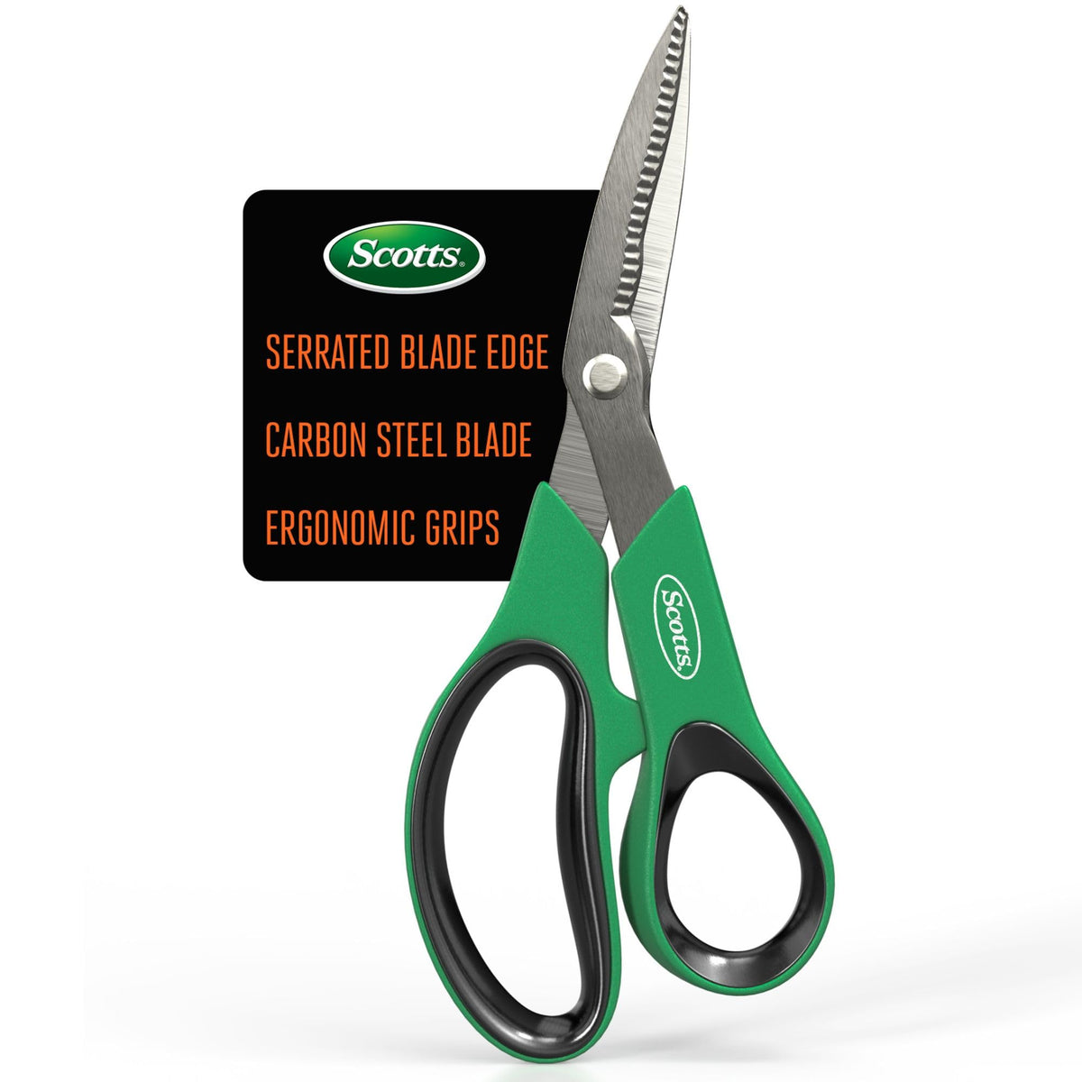 Scotts 2-Piece Pruning Tool Set – Includes 8 in. Bypass Pruning Shears for Live Plants and Soft Stems, and 7.5 in. Folding Saw for Cutting Thick Branches