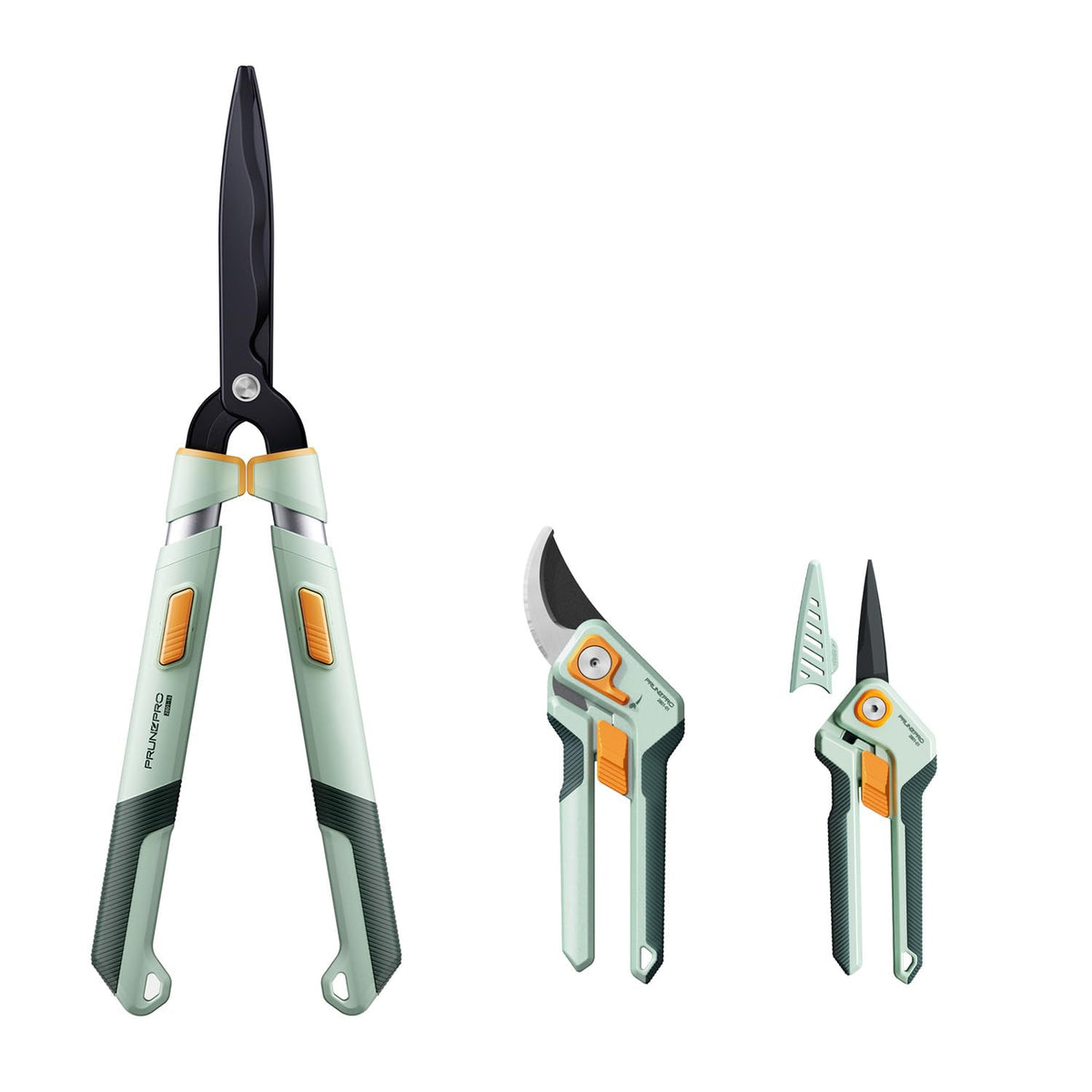 PrunePro® 3 Piece Garden Shears Set Ultra Sharp Effortless Cut for Branches