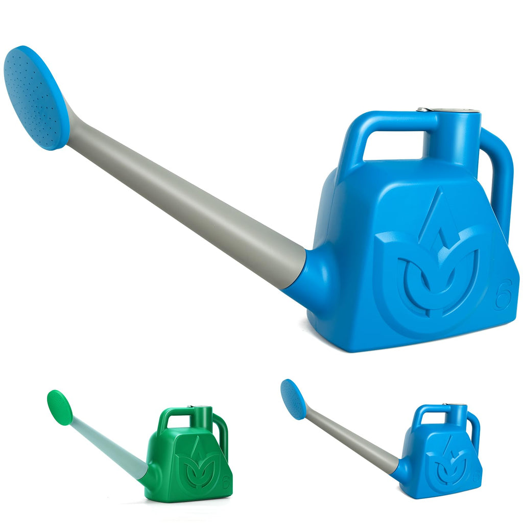XXXFLOWER 1.5 Gallon Green Watering Can Outdoor Garden Watering Can