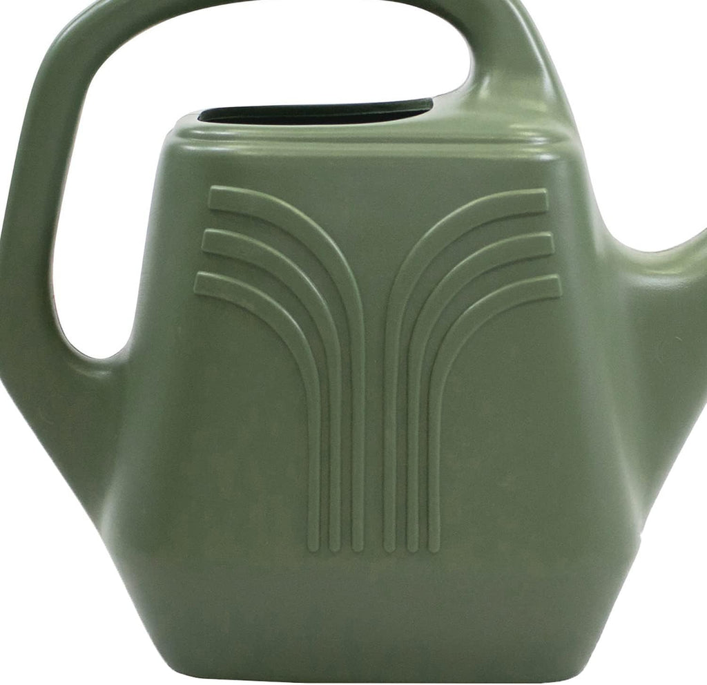 Bloem Promo Watering Can: 2 Gallon Capacity - Living Green - Durable Resin, Removable Nozzle Spout, Two Handles, Wide Mouth, for Indoor and Outdoor Use, Gardening