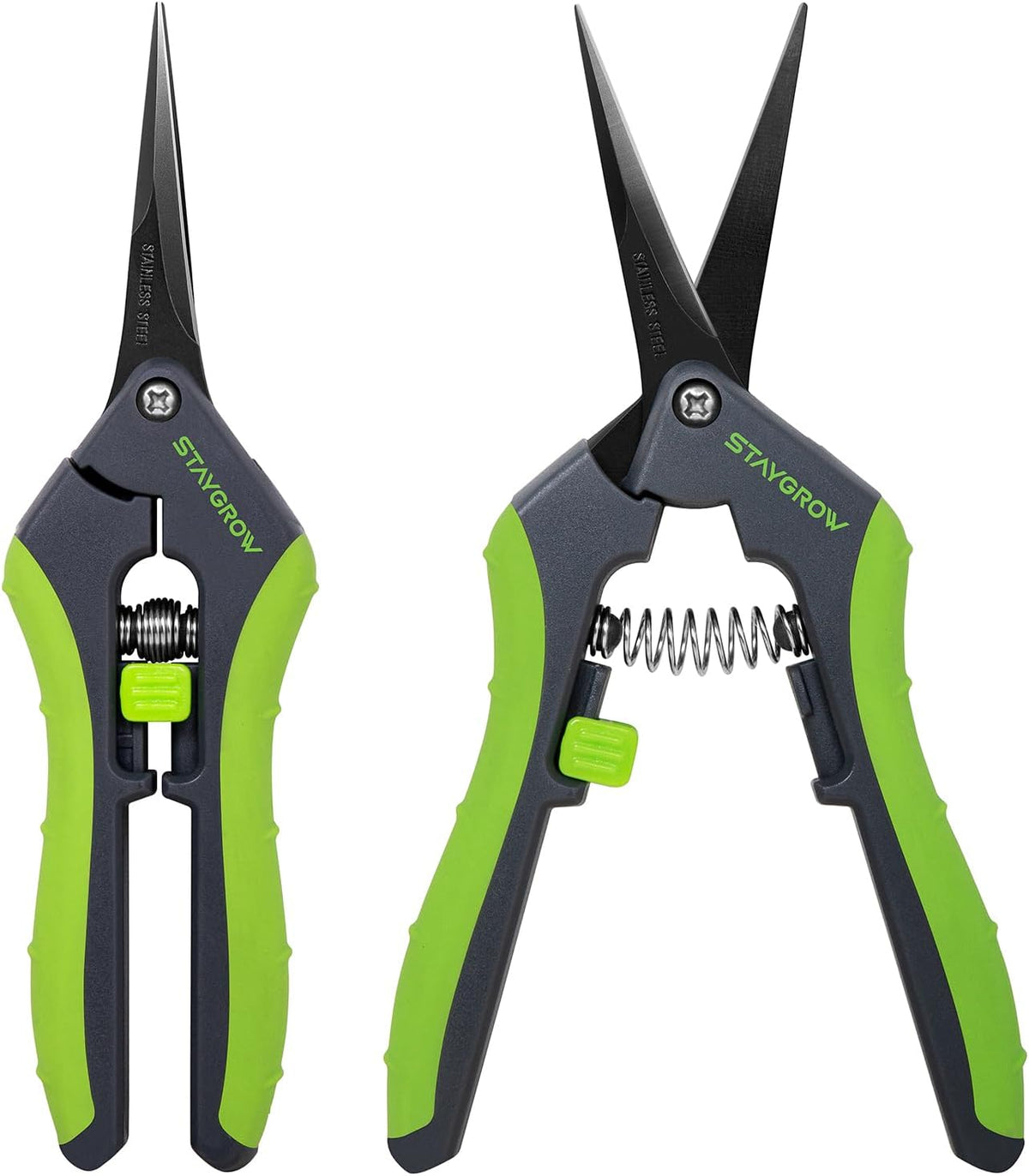 2pcs 6.5" Pruning Shears for Gardening Ultra Sharp Garden Scissors