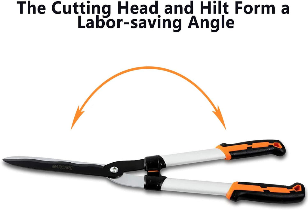GARCARE Hedge Clippers Pruning Shears 4 in 1 Set Garden Pruning Tool Set