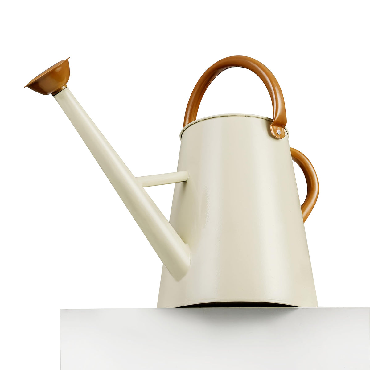 Metal Watering Can with Removable Spout, 1.5 Gallon Large Watering Cans for Plants, Galvanized Steel Gardening Water Can for Indoor & Outdoor Use, Watering Pot with Ergonomic Movable Handle
