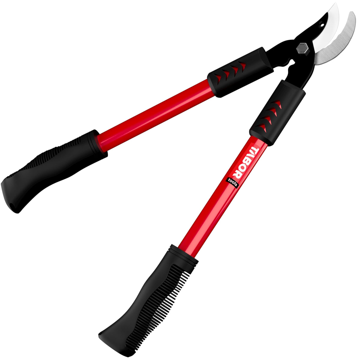 TABOR TOOLS GG12A Anvil Lopper with Compound Action, 30 Inch Tree Trimmer & Branch Cutter, Heavy Duty Tree Pruner with 2 Inch Cut Capacity, Chops Thick Dry Branches with Ease