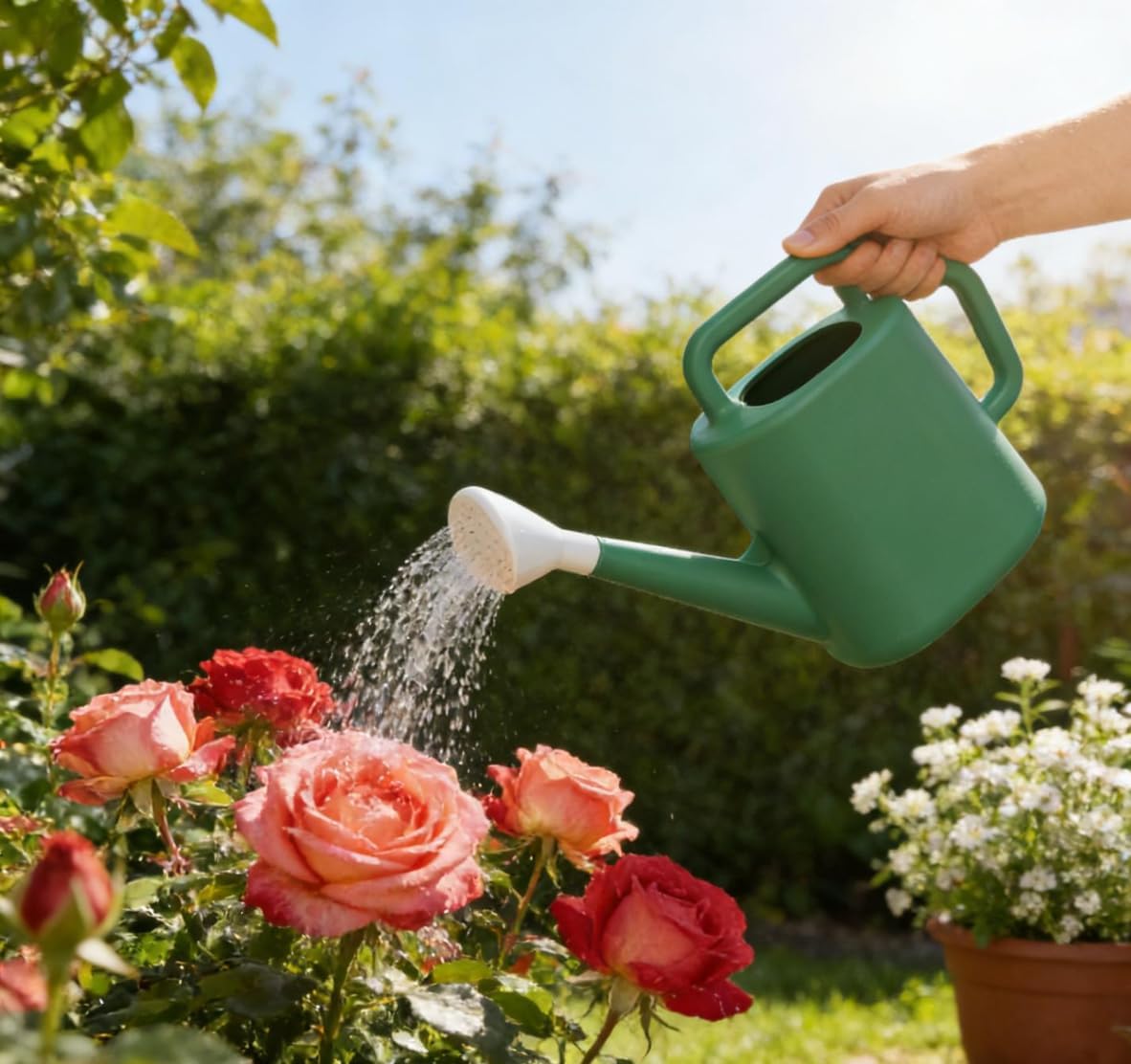 Watering Can 2 Gallon for Indoor Plants, Garden, Outdoor Plant House Flower