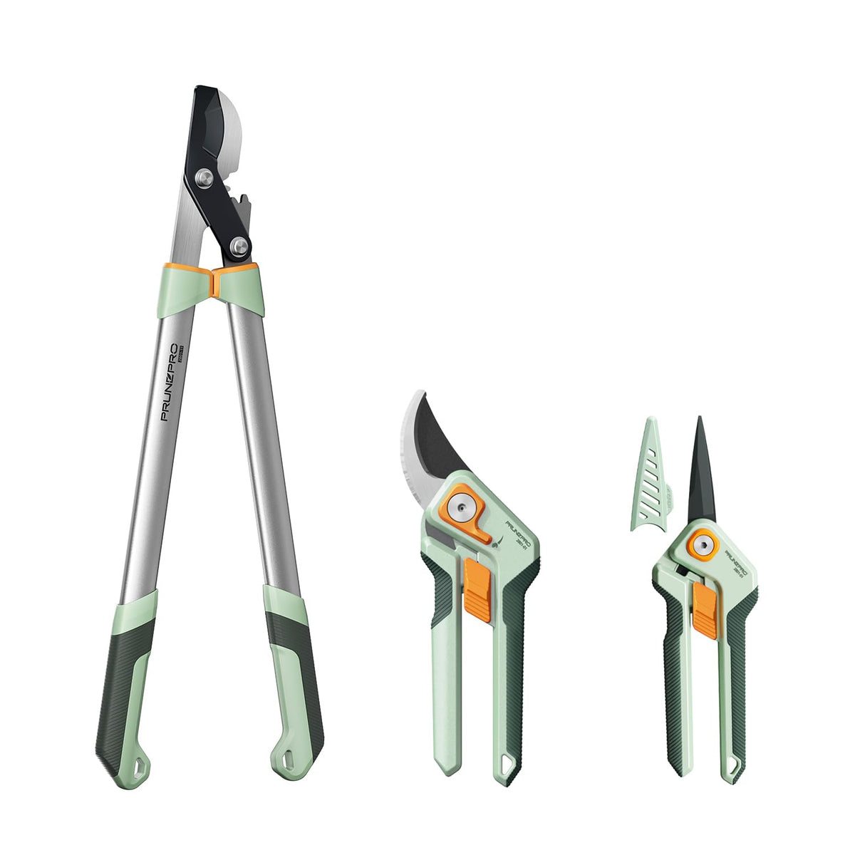 PrunePro® 3 Piece Garden Shears Set Ultra Sharp Effortless Cut for Branches