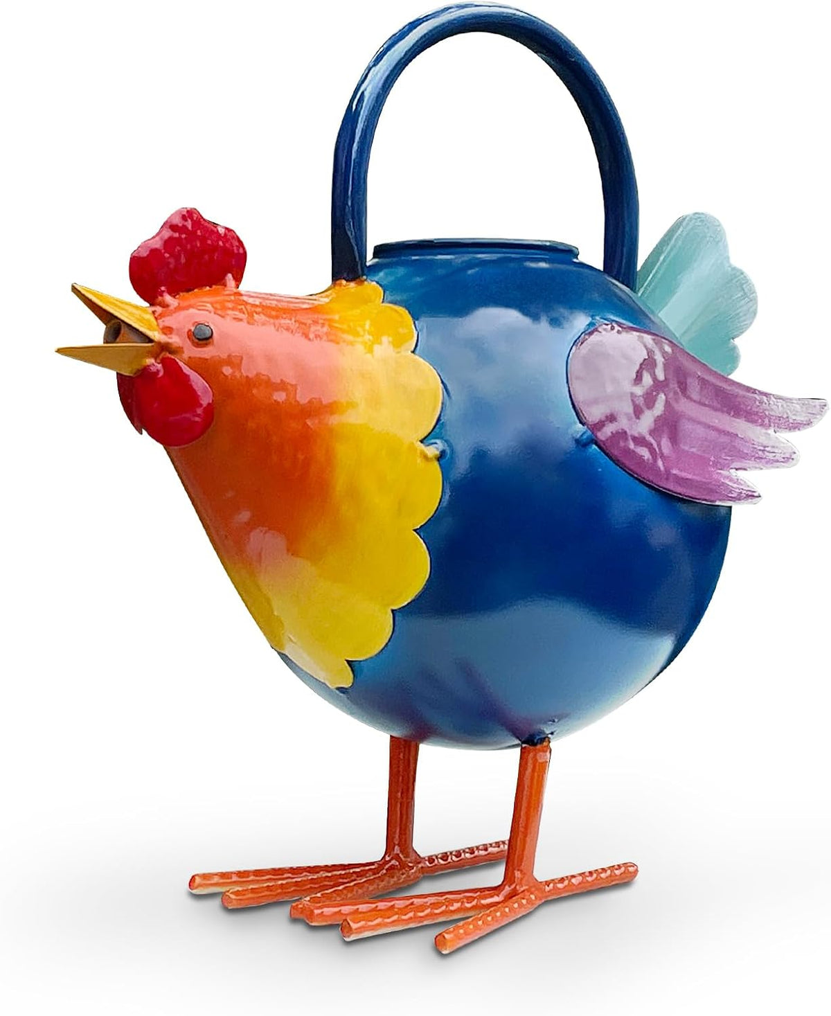 Rooster Metal Watering Can,Cute Watering Can for Indoor Outdoor Plants