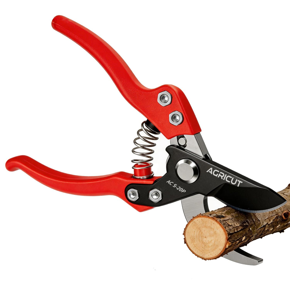 AGRICUT Hand Pruners with Sheath, Gardening Shears Scissors with Sheath