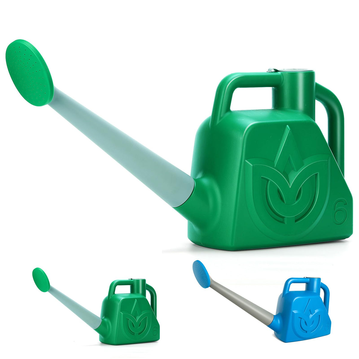 XXXFLOWER 1.5 Gallon Green Watering Can Outdoor Garden Watering Can