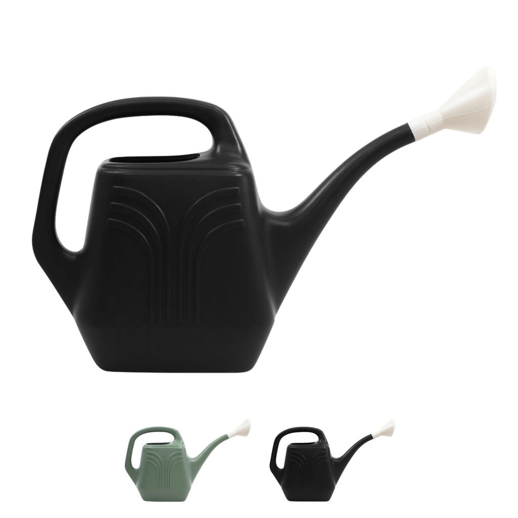 Bloem Promo Watering Can: 2 Gallon Capacity - Living Green - Durable Resin, Removable Nozzle Spout, Two Handles, Wide Mouth, for Indoor and Outdoor Use, Gardening