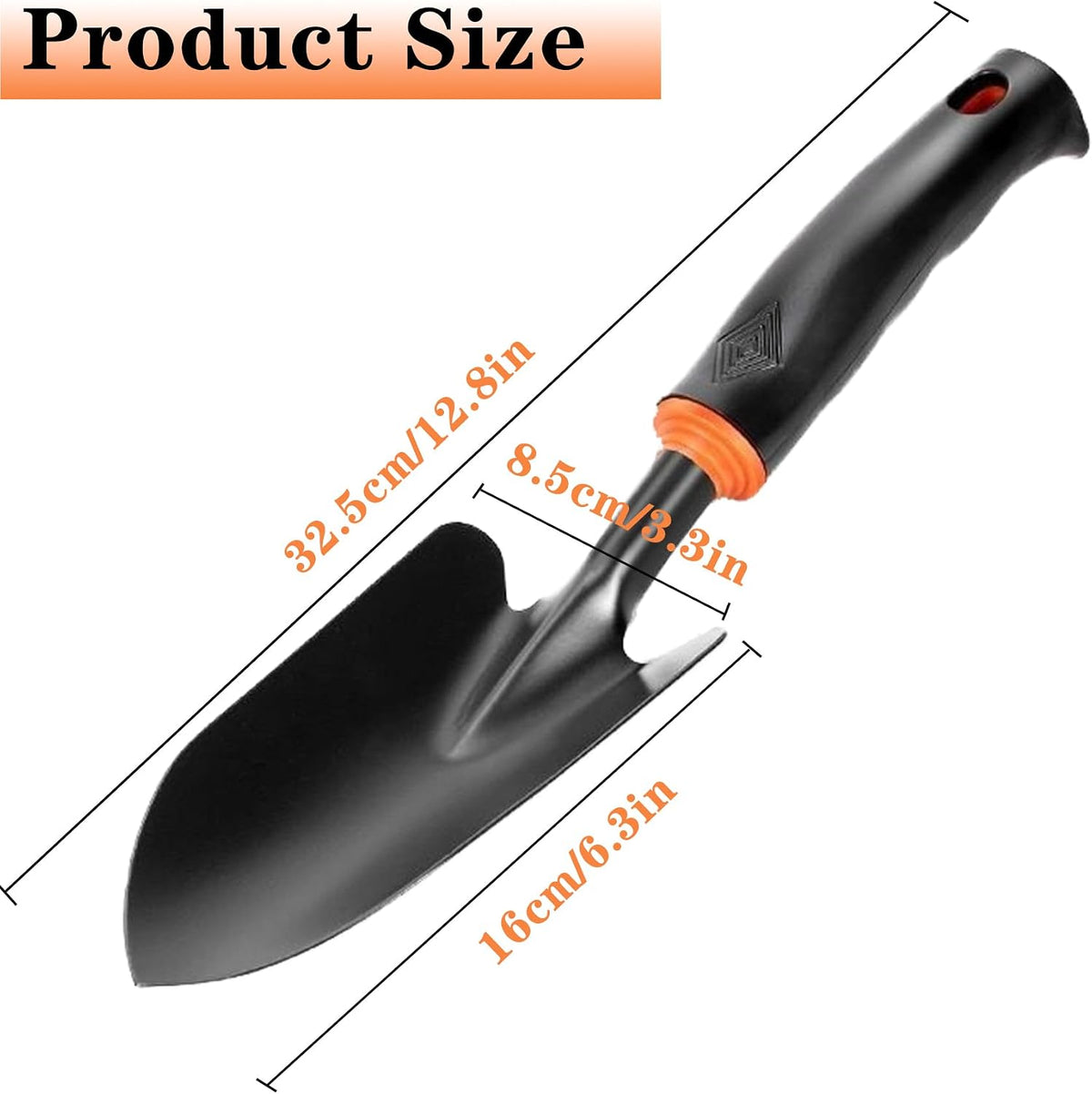Garden Trowel Hand Shovel Heavy Duty Gardening Trowel with Ergonomic Grip