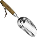 Haliaeetus Potting Soil Scoop, Bend Proof Stainless Steel Gardening Scoop