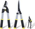 Colwelt Loppers Hedge Clippers Garden Shears 3Pcs, 17’’ Gardening Scissors