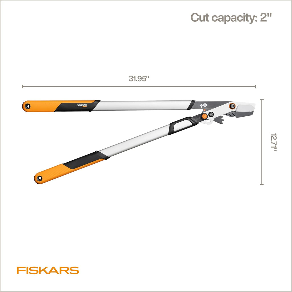 Fiskars 32" DualAction 2-in-1 Loppers, 2" Cut Capacity, Dual Cutting Modes