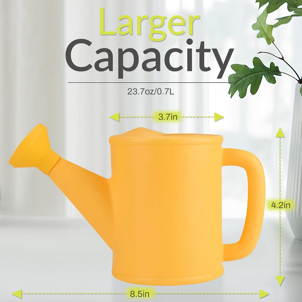 Kids Watering Can 700ml Detachable Nozzle for Indoor Plants (Pink)