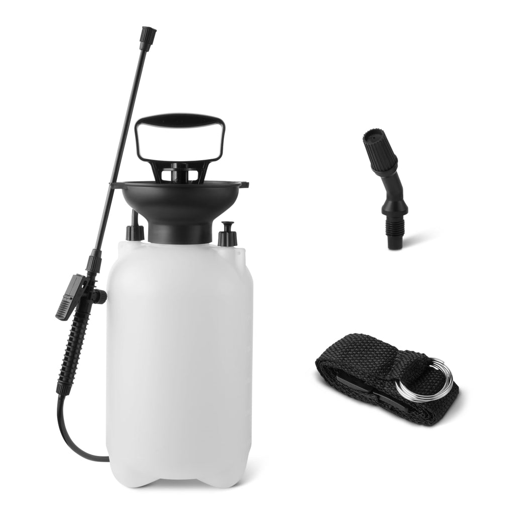 Amazon Basics, Watering Can, Black, 2.64 Gallon Capacity