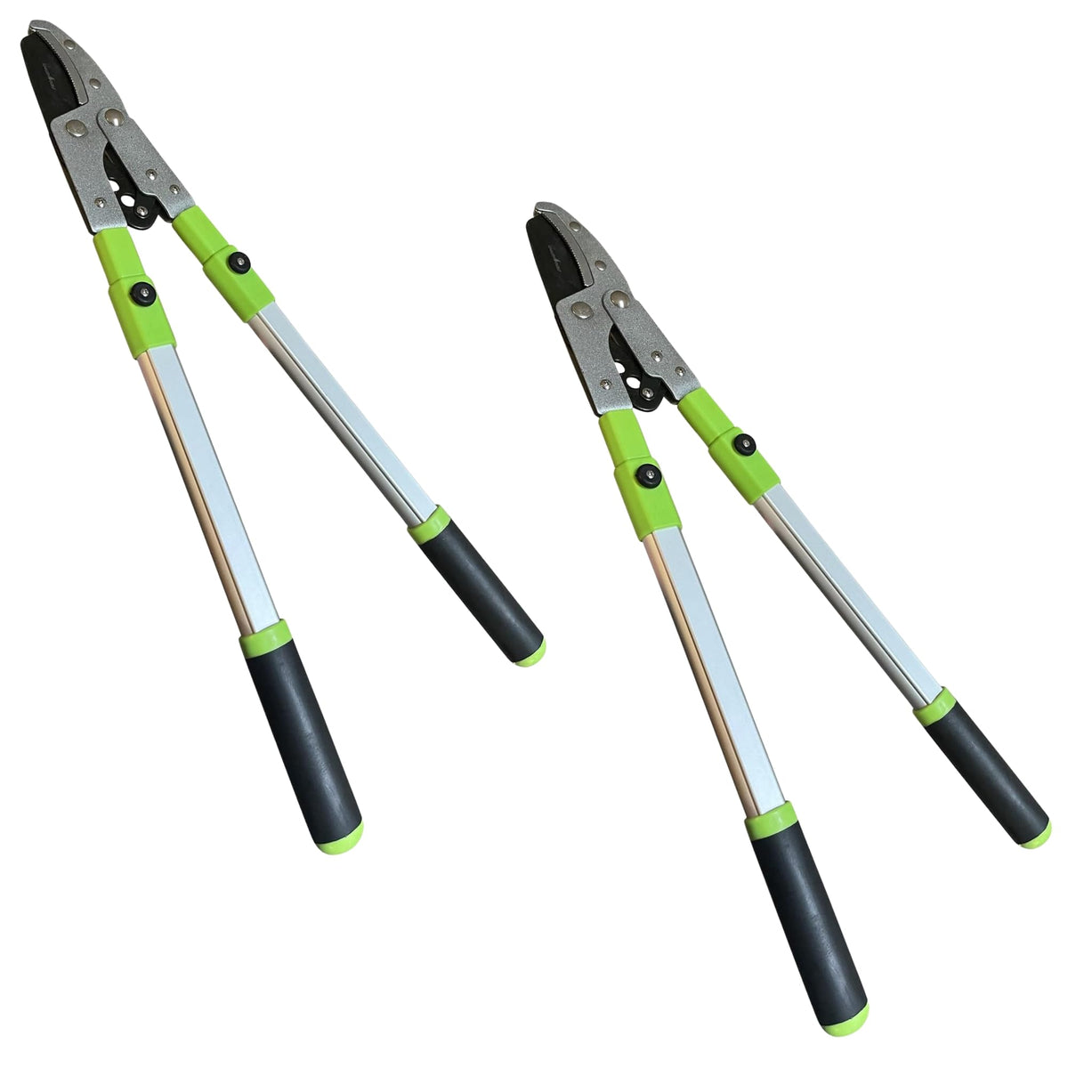 GARDEN GURU Bypass Loppers Tree Trimmer Clipper – Compact 15 inch High Carbon Steel Blade Gardening Loppers Pruning Shear - Comfort Grip Handles – Heavy Duty Branch Cutter – Cut Thick Branches w Ease