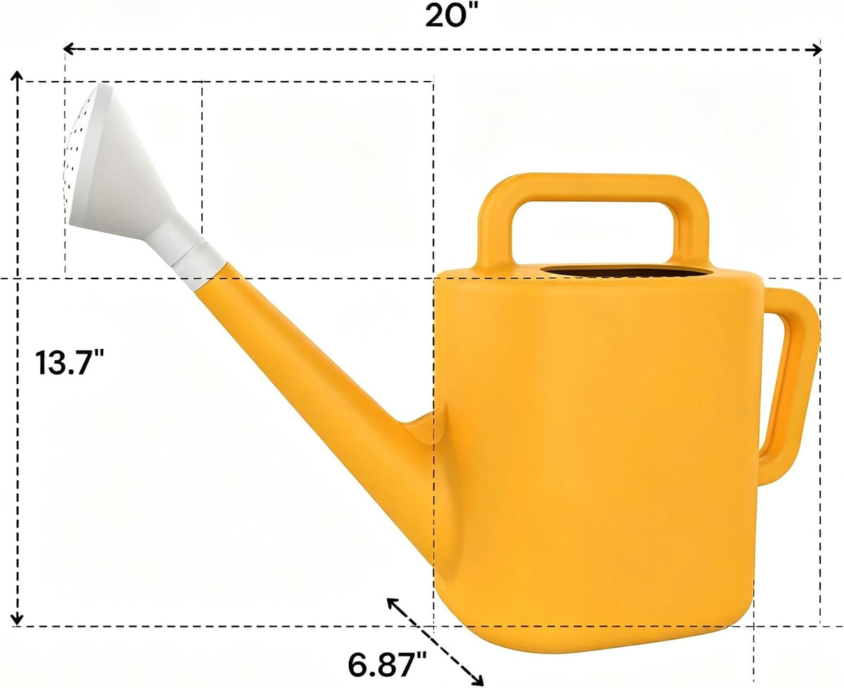 2 gal. Resin Watering Can Yellow