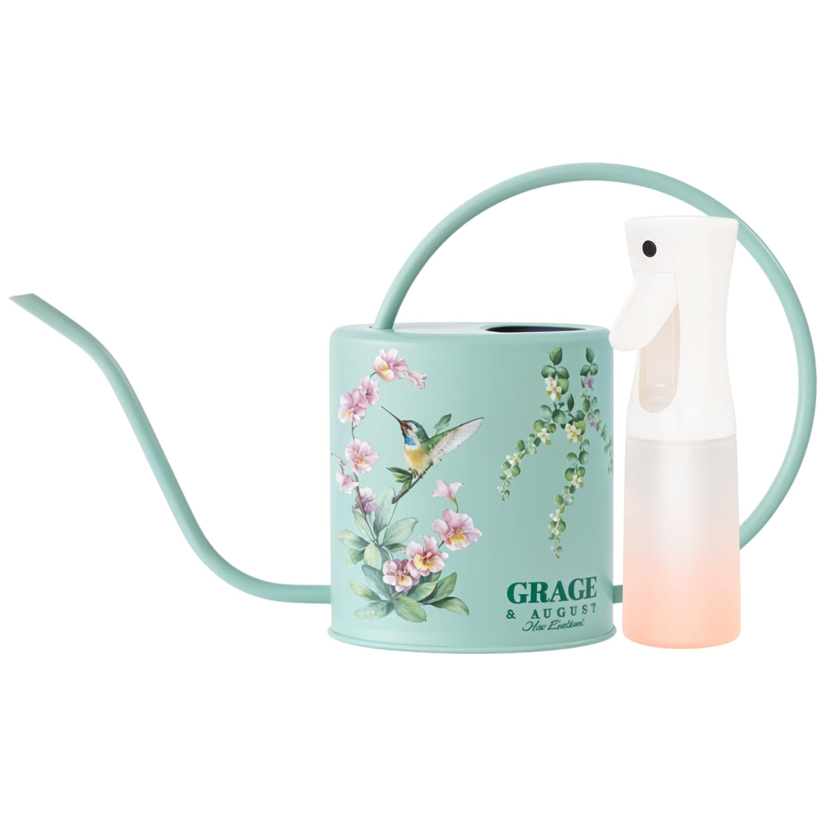 Indoor Watering Can & Mist Spray Bottle Set for Indoor Plants - Decorative
