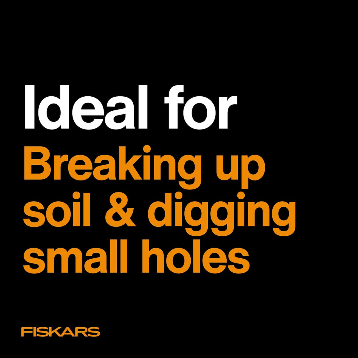 Fiskars Eco Trowel with Curved Spade, Ergonomic Garden Hand Tool