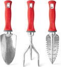 Garden Weasel 3Piece Hand Tool Set Trowel Transplanter Cultivator Gardening