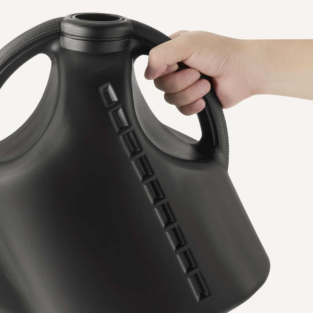 Amazon Basics, Watering Can, Black, 2.64 Gallon Capacity