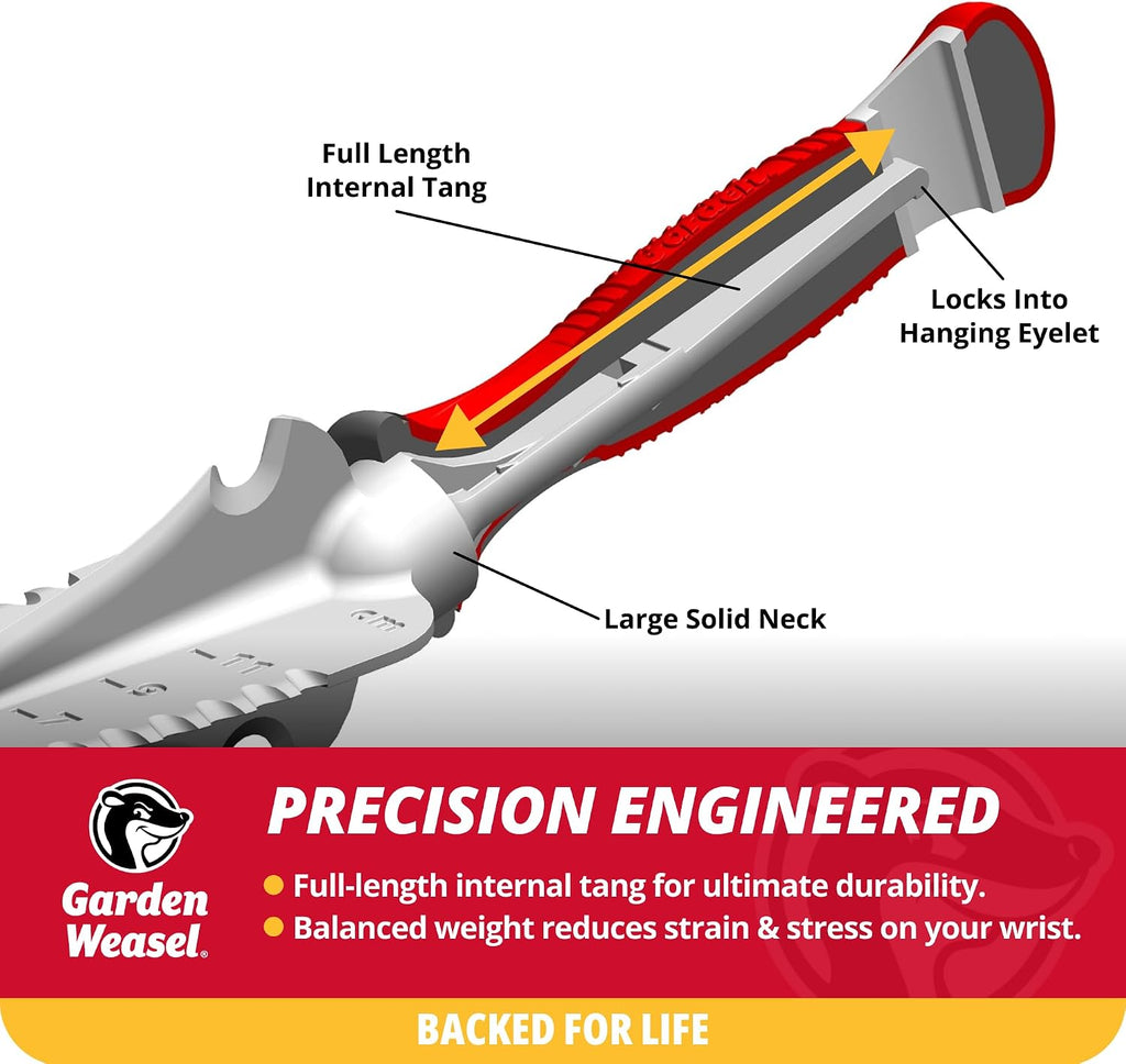 Garden Weasel Multi-Use Transplanter Trowel for Digging Planting Weeding