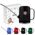 Watering Can Indoor for House Plants Small Watering cans with Long Spout Flower Model Sprinkler Head 1.2L (Blue, 1.2L)