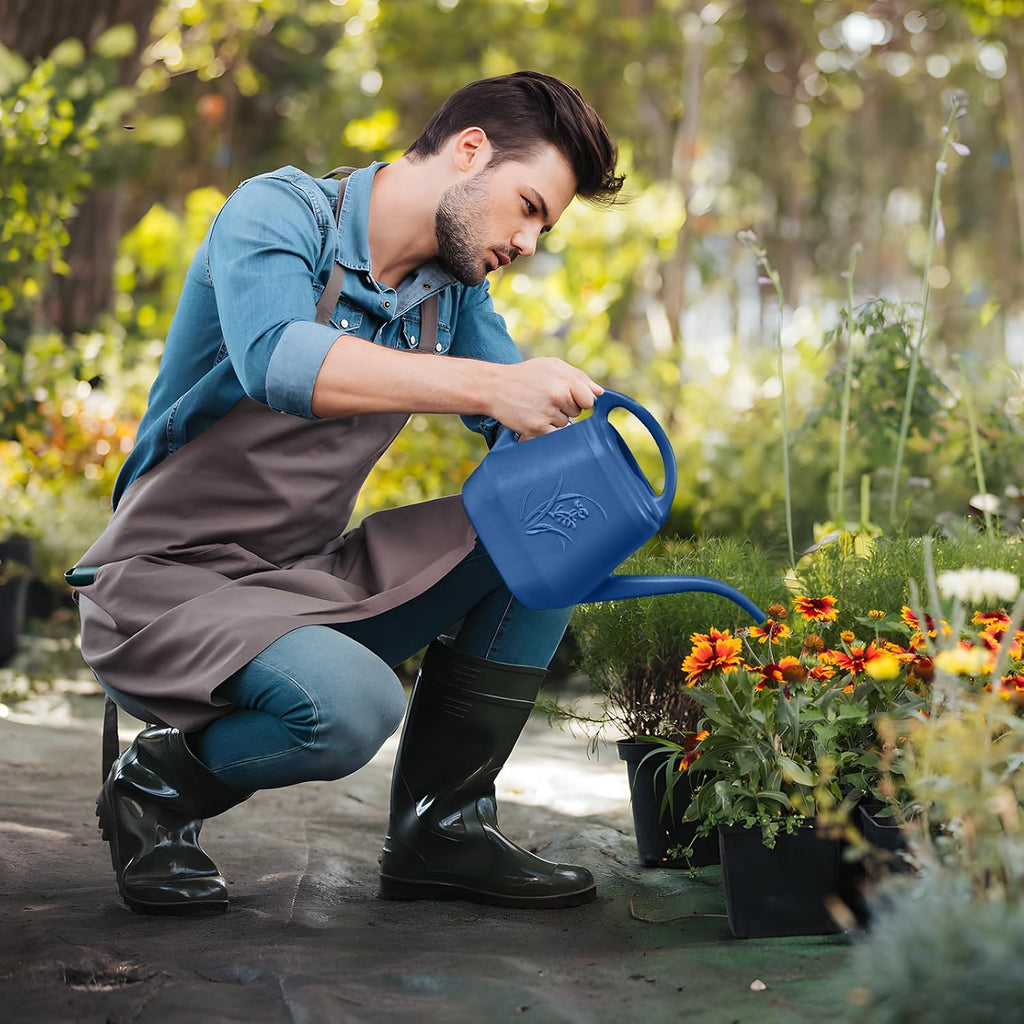 Plastic Watering Can -1/2 Gallon - Blue