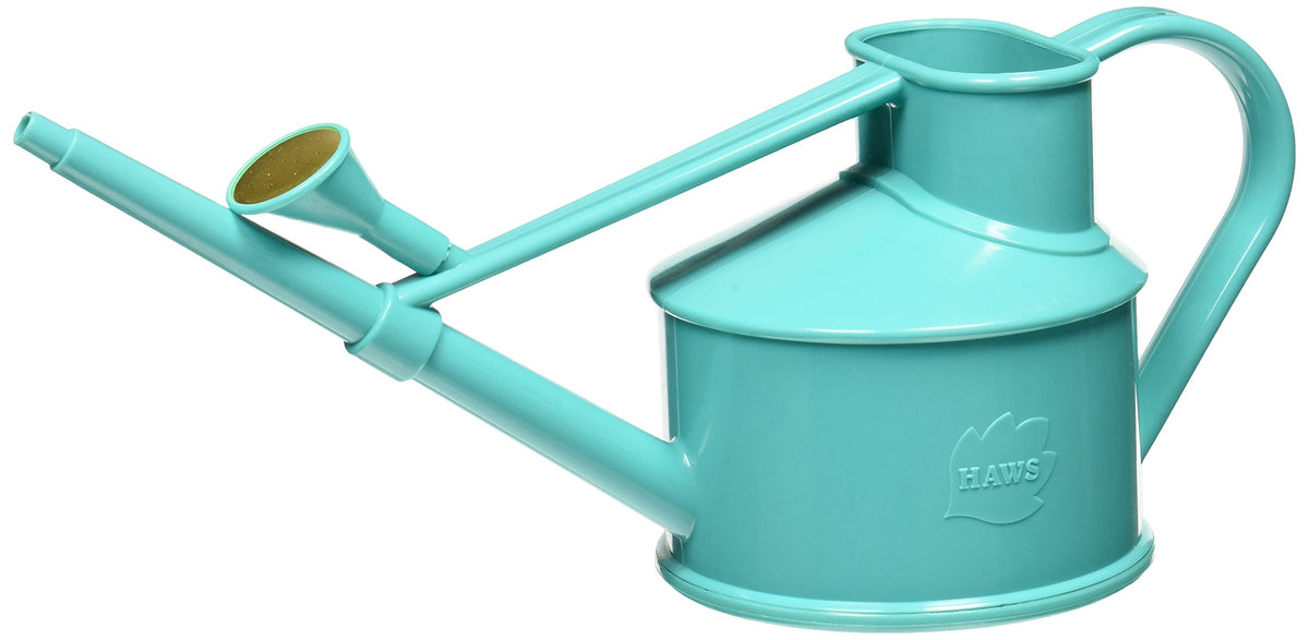 Haws Handy Plastic Watering Can, Mini Water Can for Indoor Plants, Succulents and Flowers, Green, 1 Pint