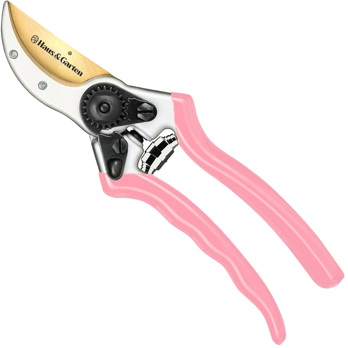 Haus & Garten ClassicPRO 8.5" Professional Premium Titanium Bypass Pruning Shears - Use As Pruners, Garden Shears, Heavy Duty Handheld Pruning Shears For Gardening, Clippers, Pruner Scissor Tool