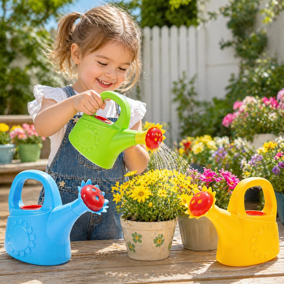 STOBOK 3 Pack Kids Watering Can, Chicken Watering Cans (Random Color)