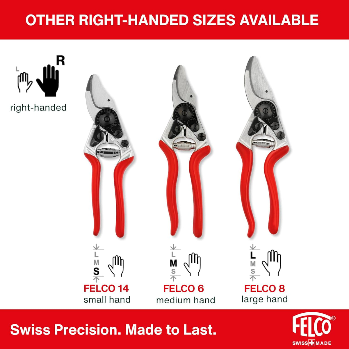 Felco F5 Pruning Shears – 8.9" All Steel Large Swiss-Made Garden Clippers| Hand Pruners for Garden & Landscape | Garden Tool Cutter with Precision Bypass Blade, Forged Aluminum Body, Replaceable Parts